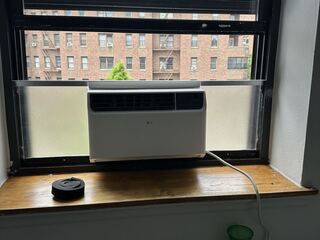 Frosted plexiglass install