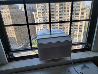 Clear plexiglass install