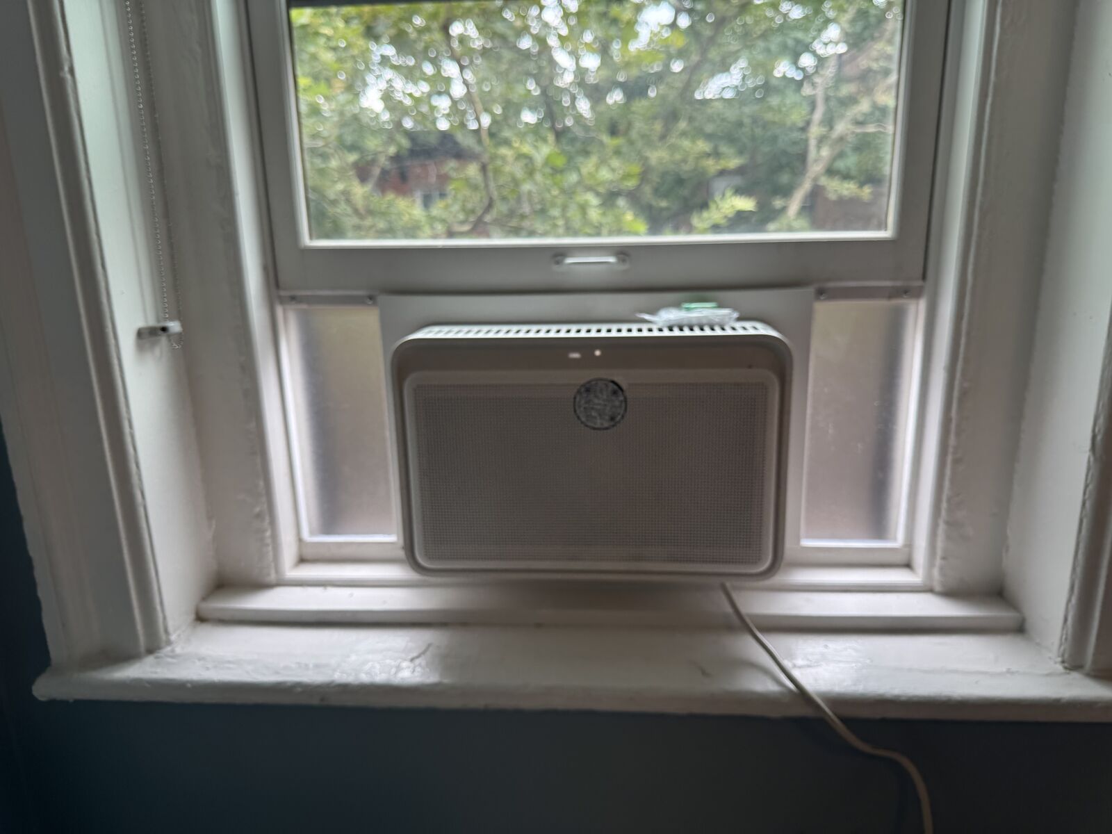 Frosted plexiglass AC installation 3