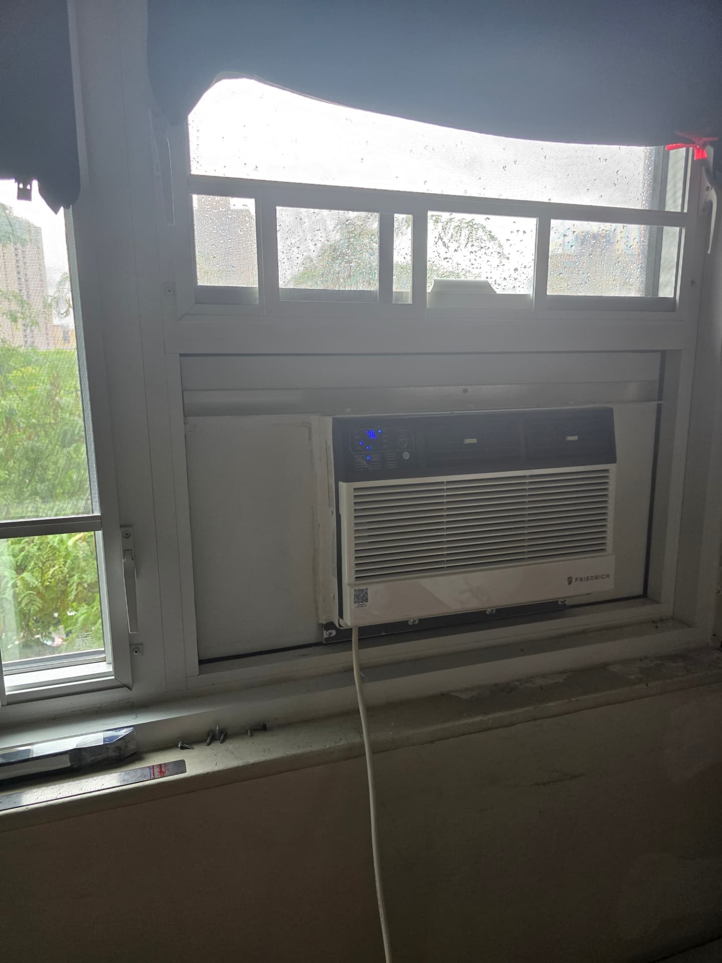 Custom Friedrich installation with fitted side panels