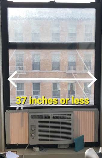Basic Installation With window Width Measurement